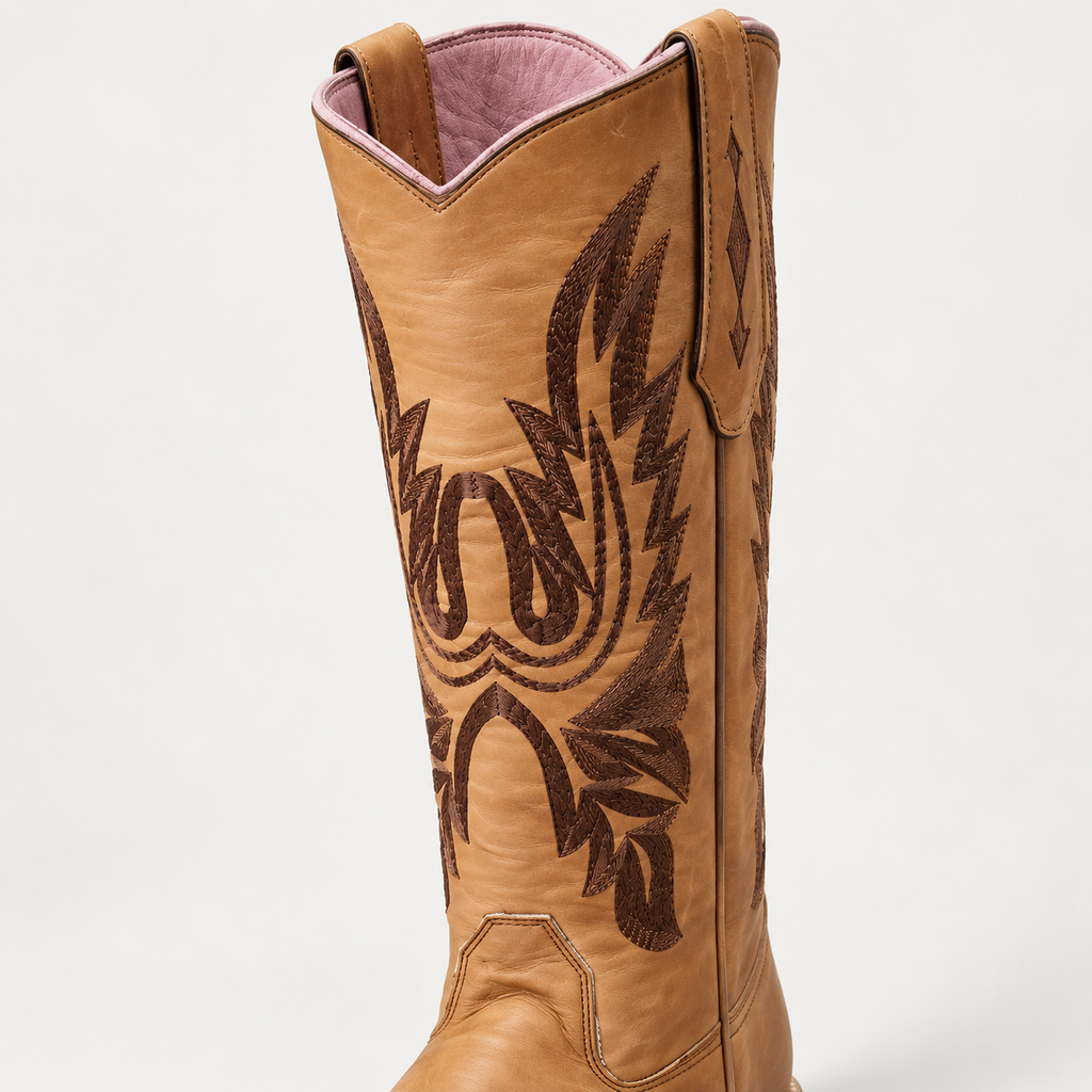 PGH  Heritage Western Tan Polo Boots