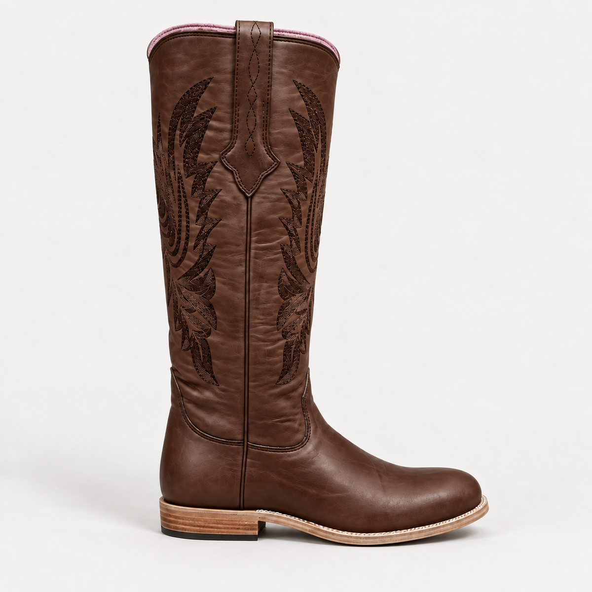 PGH Heritage Western Chocolate Brown Leather Polo Boots